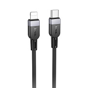 Кабель Type-C - Apple lightning Hoco X109 PD 27W 100см 3A  (black)