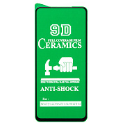 Защитное стекло Full Screen - 2,5D Ceramics для "Xiaomi Redmi Note 10T" (тех. уп) (black)