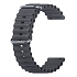 Ремешок - WB35 Ocean Band Универсальный 20мм (dark grey)