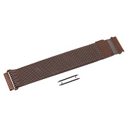 Ремешок - WB06 Универсальный 22мм миланская петля на магните (регулируемый) (brown)