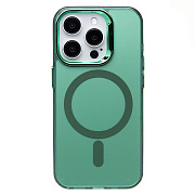 Чехол-накладка - SM025 SafeMag для "Apple iPhone 15 Pro" (green) (232085)