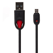 Кабель USB - micro USB Kurato RORI-M200 12W 100см 2,5A  (black)