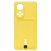 Чехол-накладка - SC304 с картхолдером для "Honor 50/Nova 9" (yellow)