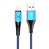Кабель USB - Apple lightning SKYDOLPHIN S49L 15W 100см 3A  (blue)