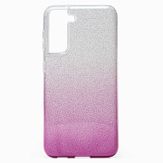 Чехол-накладка - SC097 Gradient для "Samsung SM-G991 Galaxy S21" (purple/silver)