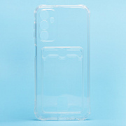 Чехол-накладка - SC276 с картхолдером для "Samsung Galaxy A24 4G" (transparent)