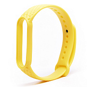 Ремешок - WB08 Xiaomi Mi Band 5/Mi Band 6 силикон на кнопке (регулируемый) (yellow)