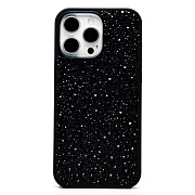 Чехол-накладка - PC096 POSH SHINE для "Apple iPhone 16 Pro Max" капли дождя (black titanium) (237129)