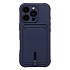 Чехол-накладка - SC304 c картхолдером для "Apple iPhone 16 Pro" (dark blue) (234451)