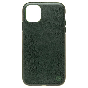 Чехол-накладка Cellis SM031 SafeMag для "Apple iPhone 11" Натуральная кожа (dark green) (237485)