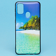 Чехол-накладка - SC185 для "Samsung SM-M215 Galaxy M21/SM-M307 Galaxy M30s" (008) (blue)