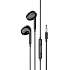 Проводные наушники с микрофоном вкладыши Borofone BM30 Max Jack 3,5  (black)