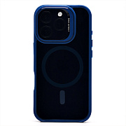 Чехол-накладка - SM026 SafeMag для "Apple iPhone 16 Pro" (dark blue) (236452)