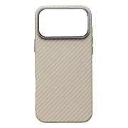 Чехол-накладка - MosBros (PC) для "Apple iPhone 17 Pro Max" (J161-1) (white) (242757)