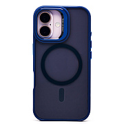 Чехол-накладка - SM026 SafeMag для "Apple iPhone 16" (dark blue) (236457)