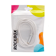 Кабель AUX (папа-мама) RockBox RC-MM4  100см   (white)