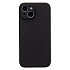 Чехол-накладка Cellis SM009 POSH KEVLAR с закрытой камерой SafeMag для "Apple iPhone 15" (black)