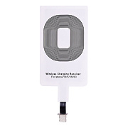 ЗУ Сетевое Беспроводное - приемник с разъемом lightning (white/black)