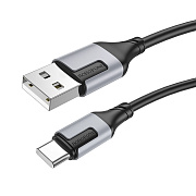 Кабель USB - Type-C Borofone BX101 Creator 18W 100см 3A  (black)