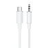 Кабель Type-C - 3.5mm Borofone BL21 Lemon  100см   (white)