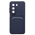 Чехол-накладка - SC337 с картхолдером для "Infinix Hot 50 5G" (dark blue) (237599)