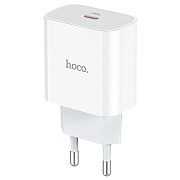 Адаптер Сетевой Hoco C76A Plus PD QC3.0 Type-C 3A/20W (white)