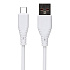Кабель USB - Type-C SKYDOLPHIN S20T 12W 100см 2,4A  (white)