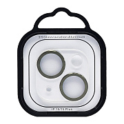 Защитное стекло для камеры - СG05 для "Apple iPhone 15/15 Plus" (green)