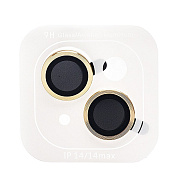 Защитное стекло для камеры - CG03 для "Apple iPhone 14/14 Plus" (gold)