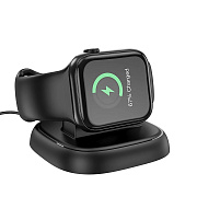 ЗУ Сетевое Беспроводное Hoco CW44 (подставка) для iWatch (повр. уп.) (black)