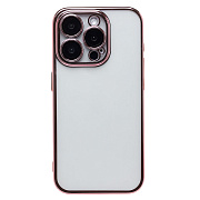 Чехол-накладка - PC073 с закрытой камерой для "Apple iPhone 15 Pro" (rose gold)