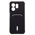 Чехол-накладка - SC304 с картхолдером для "Infinix Hot 50i" (black) (237616)