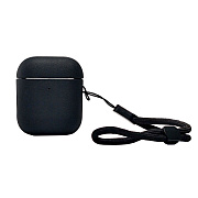 Чехол - PCP12 для кейса "Apple AirPods 2" экокожа (black) (238209)