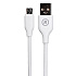 Кабель USB - micro USB RockBox RC-M01 7,5W 100см 1,5A  (white)