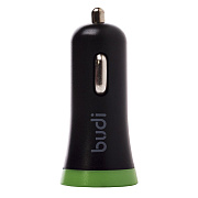 Адаптер Автомобильный с кабелем budi M8J061M 2USB/5V/3.4A +micro USB (black)