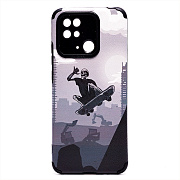 Чехол-накладка - SC310 для Xiaomi Redmi 10C" (001) (black)