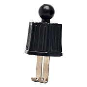 Крепление для автомобильного держателя - комплектующие (1) в дефлектор (black)