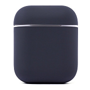 Чехол - Soft touch для кейса "Apple AirPods" (grey)