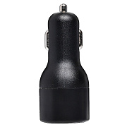Адаптер Автомобильный с кабелем budi M8J071 2USB/5V/4.2A +lightning (black)
