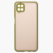 Чехол-накладка - PC041 для "Samsung SM-A125 Galaxy A12" (green/black)