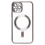 Чехол-накладка - SM011 SafeMag для "Apple iPhone 11 Pro" (silver)
