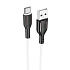 Кабель USB - Type-C Borofone BX63 18W 100см 3A  (black/white)