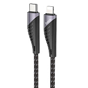 Кабель Type-C - Apple lightning Hoco U95 20W 120см 3A  (black)