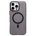 Чехол-накладка - SM038 SafeMag для "Apple iPhone 16 Pro Max" (black/matte transparent) (238599)