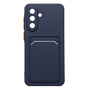Чехол-накладка - SC337 с картхолдером для "Samsung Galaxy A56 5G" (dark blue) (239428)