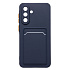 Чехол-накладка - SC337 с картхолдером для "Samsung Galaxy A56 5G" (dark blue) (239428)