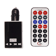 Автомобильный FM-трансмиттер - M-736  2USB, mini jack 3,5 мм (black)