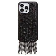 Чехол-накладка - PC095 POSH SHINE для "Apple iPhone 15 Pro Max" кристальный водопад (black titanium) (237153)