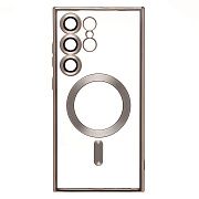 Чехол-накладка - SM027 SafeMag для "Samsung Galaxy S24 Ultra" (titanium) (232397)