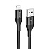 Кабель USB - Apple lightning Hoco X72 Creator 12W 100см 2,4A  (black)